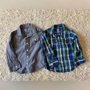Baby Gap - boys size 4. Two shirts